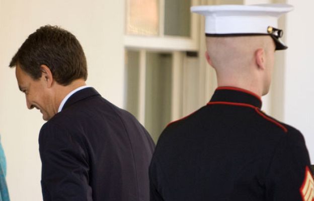  - Zapatero llega a la Casa Blanca
