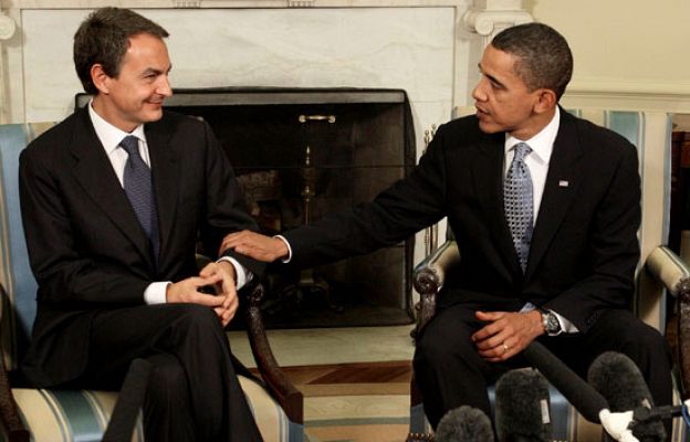  - Obama recibe a Zapatero
