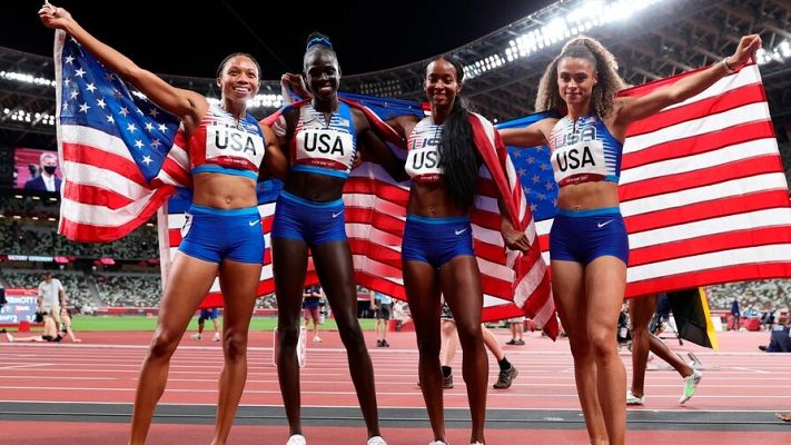 Atletismo Tokyo 2020 - Estados Unidos gana el relevo 4x400 femenino