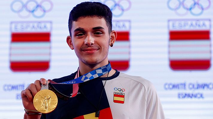 Telediario Fin de Semana - Alberto Ginés, oro en escalada: "No me lo creía"