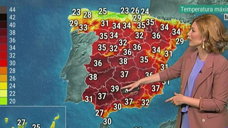 El tiempo - Llega la primera ola de calor del verano