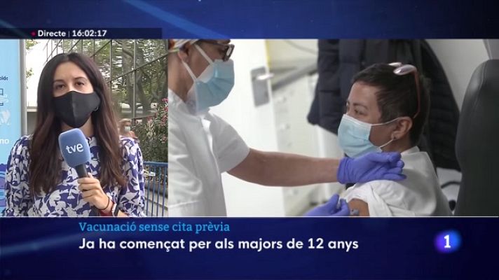 L'Informatiu - Salut obre la vacunació sense cita prèvia arreu de Catalunya