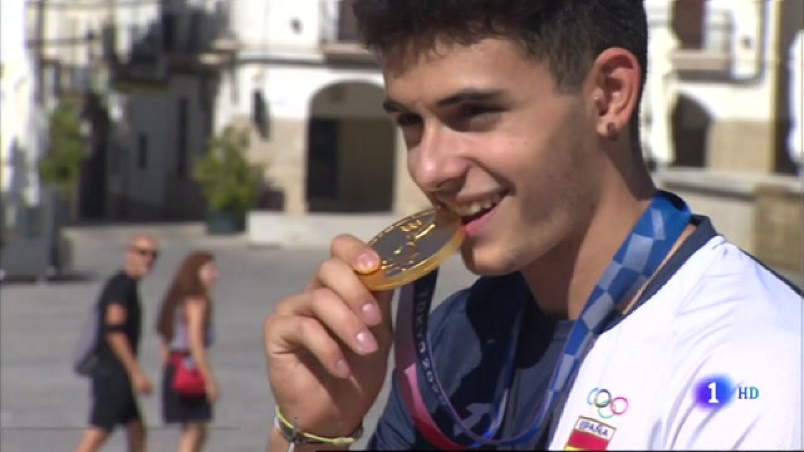 Alberto Ginés regresa a Extremadura con su oro - 10/08/2021