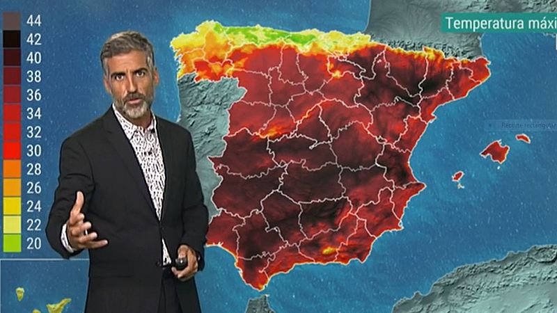 El tiempo - La ola de calor siguen en ascenso, salvo en el Cantábrico