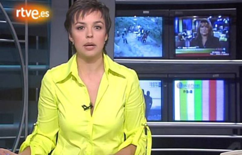 Los comienzos de Cristina Villanueva en 'La2 Noticias' (octubre 2004)