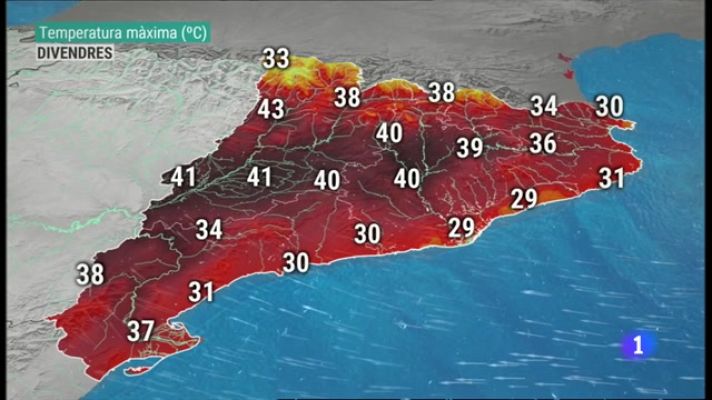 El temps - Segueix la calor extrema i les mínimes per sobre dels 25ºC