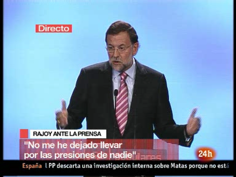 Rajoy: "He actuado con prudencia y sin precipitación" | Ver
