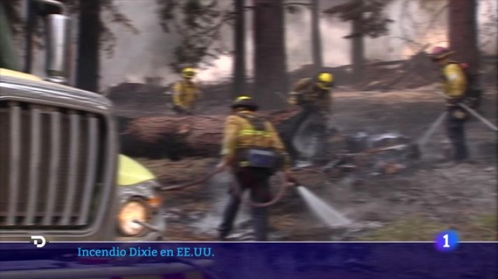 Telediario Fin de Semana - 6.000 bomberos luchan contra Dixie