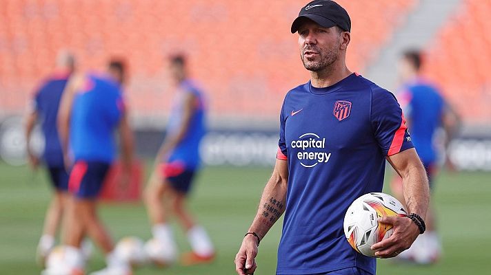 Telediario 1 - Simeone niega que el Atlético de Madrid se plantease el fichaje de Leo Messi
