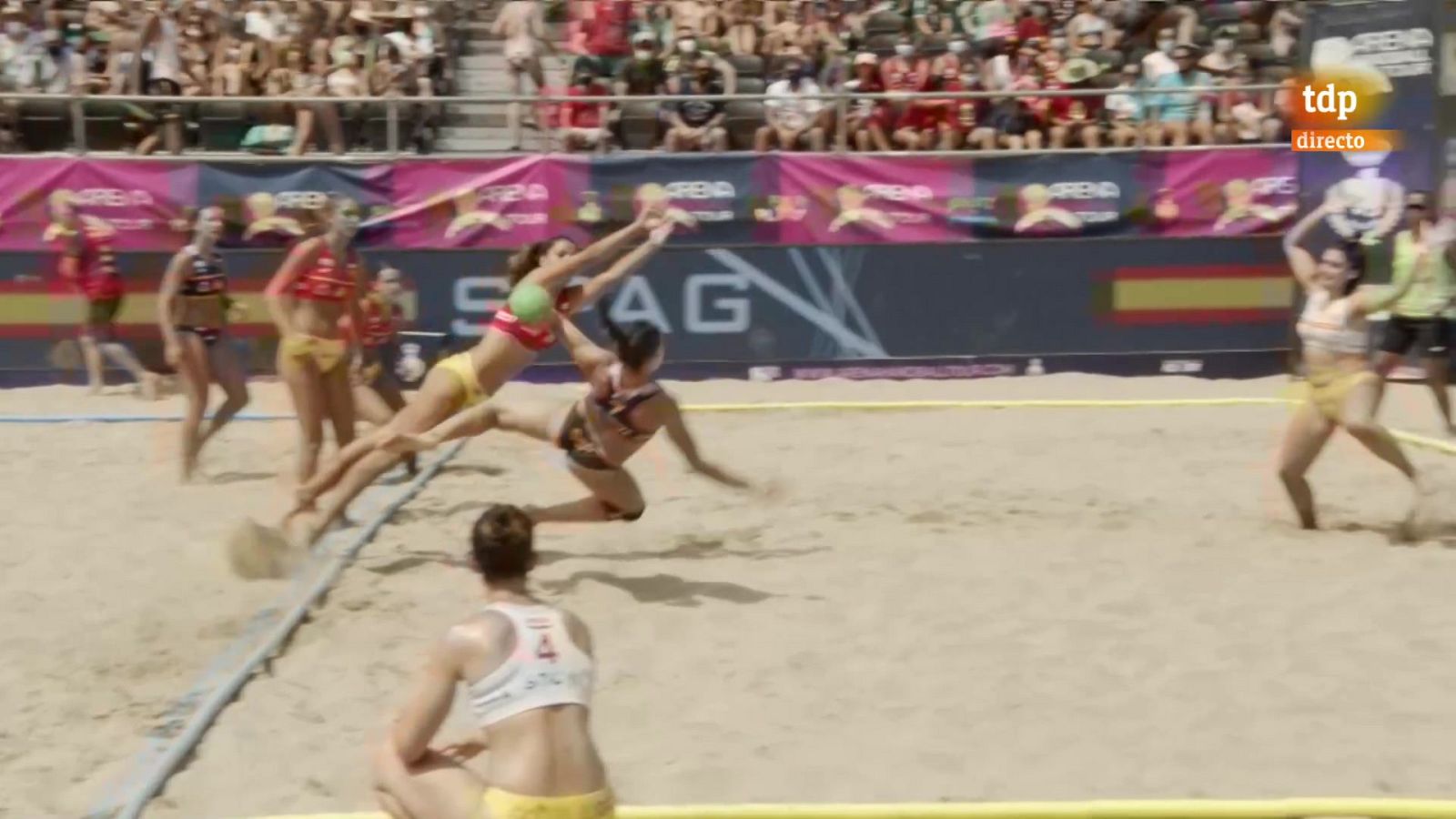 Balonmano playa - Partido de las estrellas femenino, desde Valencia - ver ahora