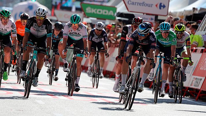 Vuelta ciclista a España - Así ha ganado Philipsen el primer sprint