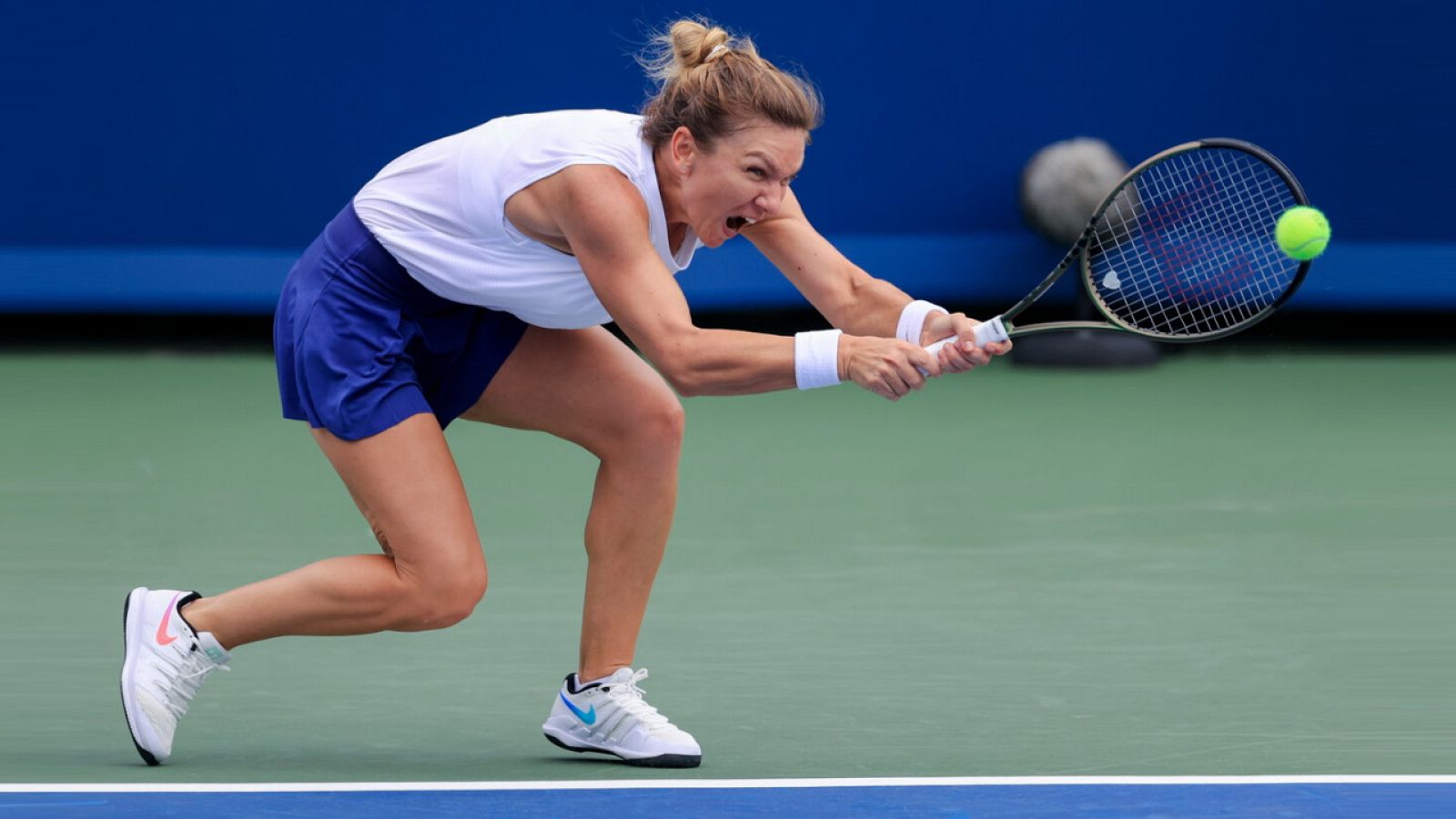 Tenis - WTA Torneo Cincinnati: Magda Linette - Simona Halep - ver ahora