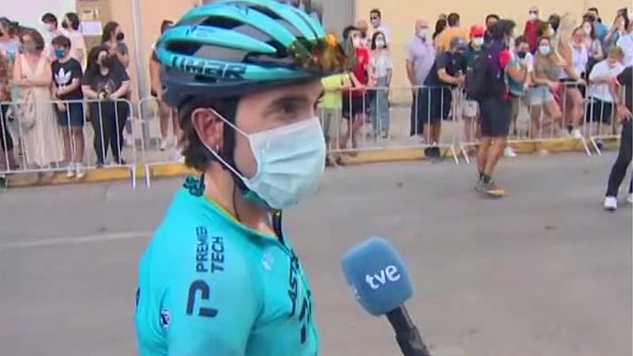 Vuelta ciclista a España - Ion Izagirre: "Estoy dolorido. Ha sido un golpe fuerte"
