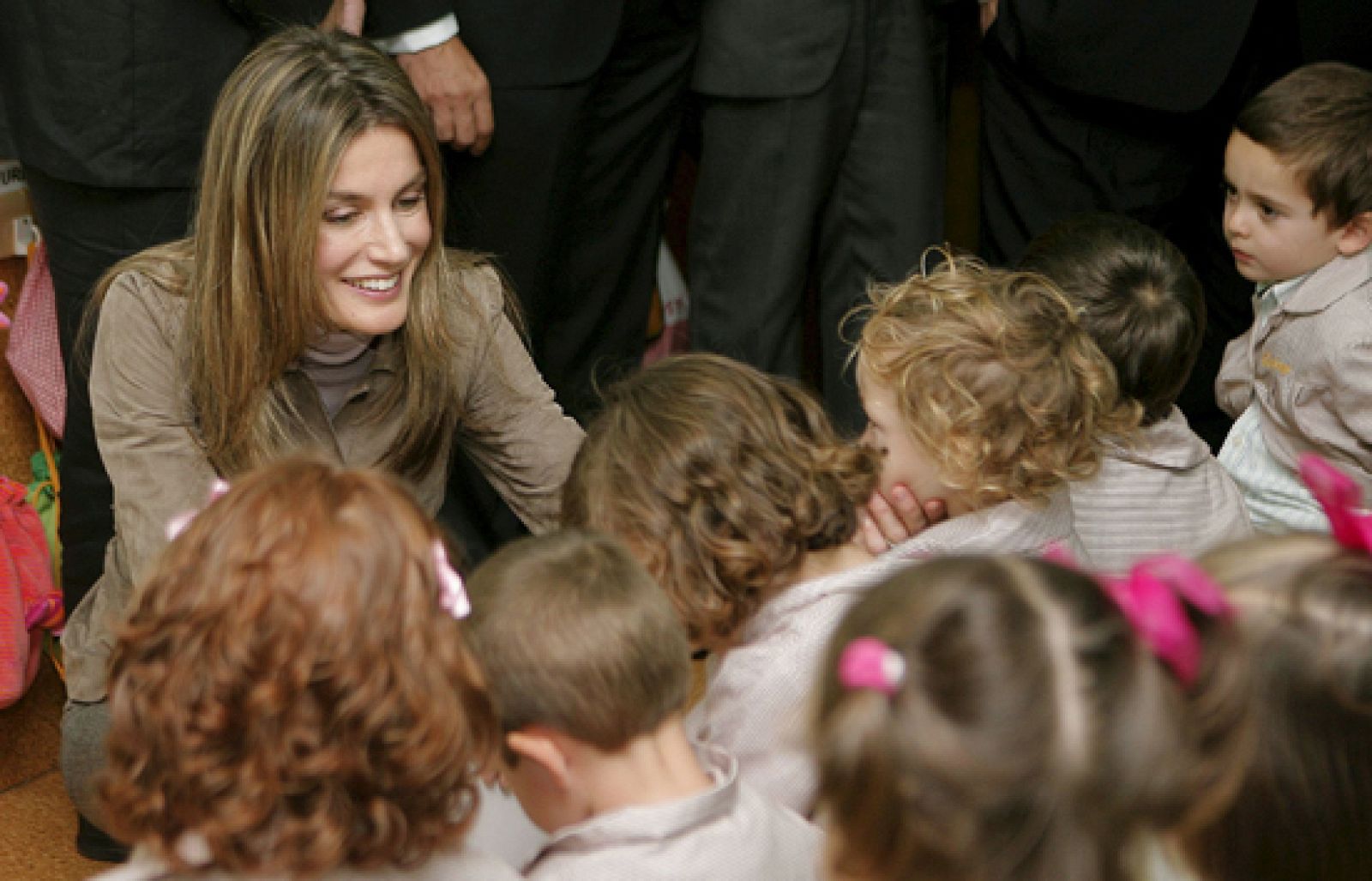 La Princesa de Asturias ha visitado hoy el colegio público San Félix, en Candás | Ver
