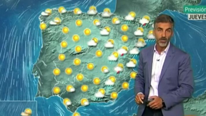 Telediario 1 - La Aemet prevé un predominio de tiempo anticiclónico en gran parte de la península