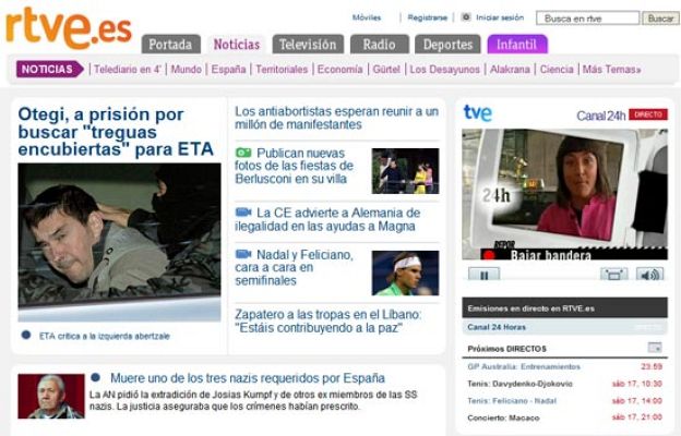  - Novedades en RTVE.ES