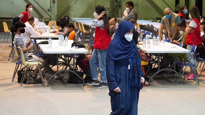 Informativo 24h - Tiendas iglú, zona infantil y apoyo psicológico: así es el campamento que acoge a los afganos evacuados en España