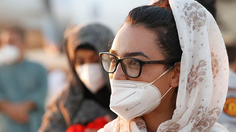 La deportista y abogada afgana Nilofar Bayat, acogida en España