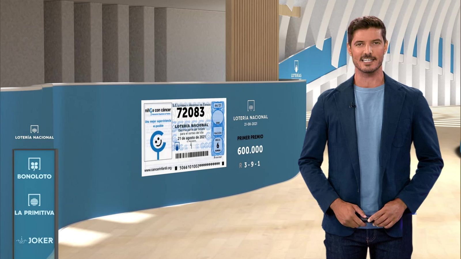 Sorteo de la Lotería Nacional del 21/08/2021 - ver ahora