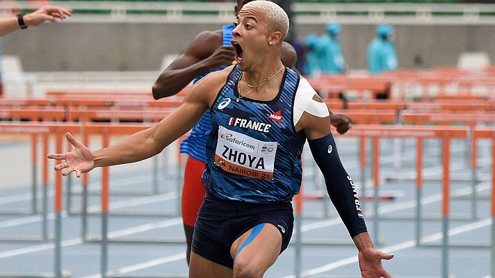 Atletismo - Zhoya bate el récord del mundo sub 20 de los 110 m vallas