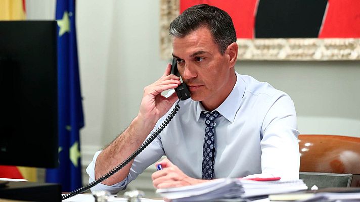 Telediario Fin de Semana - Sánchez y Biden acuerdan que Rota y Morón acojan temporalmente a afganos que han colaborado con EE.UU.