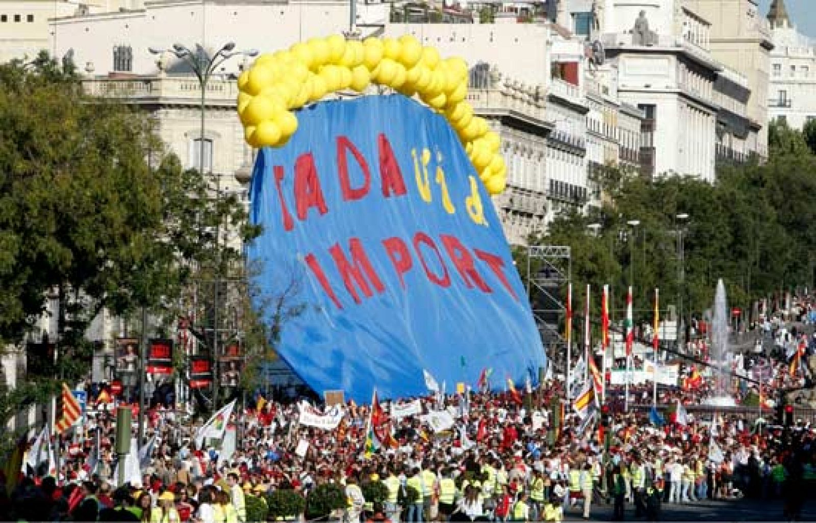 Arranca la manifestación contra la reforma de la Ley del Aborto | Ver