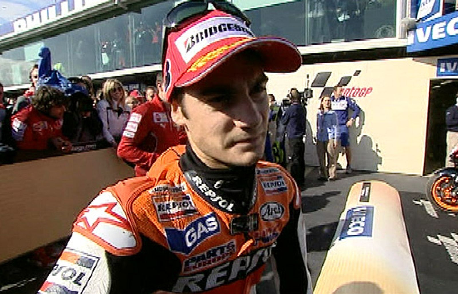 Dani Pedrosa, que se cayó en los entrenamientos oficiales, se ha mostrado muy satisfecho por su tercer puesto conseguido en Phillip Island.