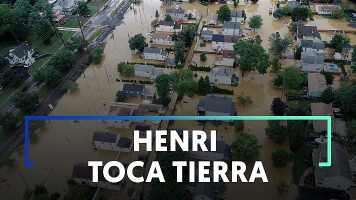  - Henri toca tierra en Nueva York y Nueva Inglaterra como tormenta tropical