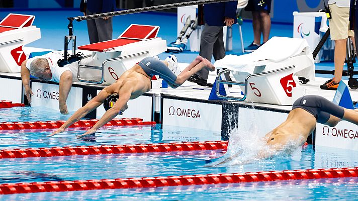 Natación Paralímpicos Paris 2024 - Final 50 metros braza con Miguel Luque