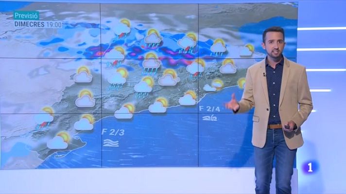 El temps - Darrer dia de forts xàfecs, a l'espera de més sol i calor