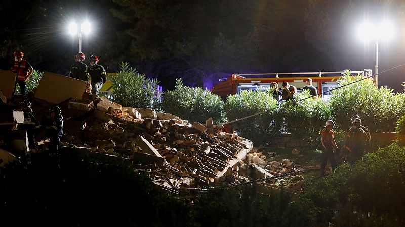 Derrumbe en Peñíscola: los bomberos han trabajado "a riesgo de su vida"