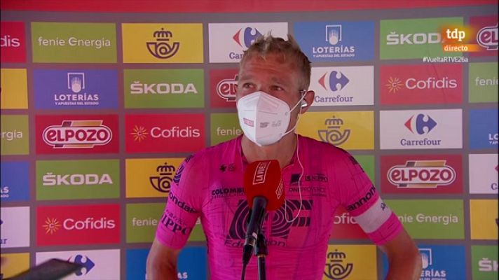 Vuelta ciclista a España - La Vuelta a España | Magnus Cort Nielsen: "Jens ha sido clave para conseguir esta victoria"