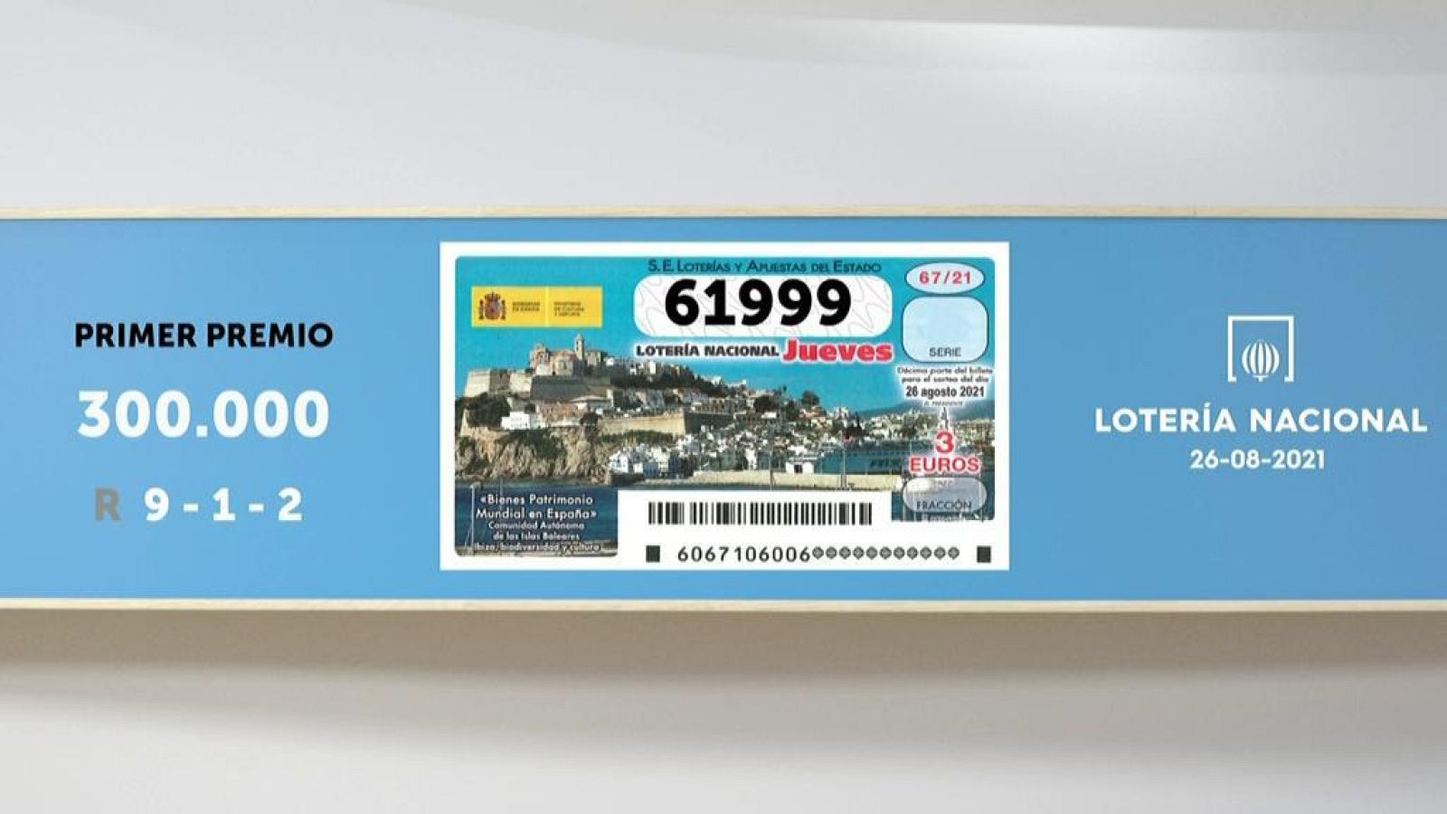 Sorteo de la Lotería Nacional del 26/08/2021 - Ver ahora