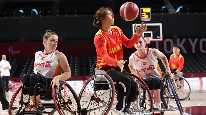 Baloncesto en silla de ruedas Paralímpicos París 2024 - Baloncesto en silla de ruedas: España - China