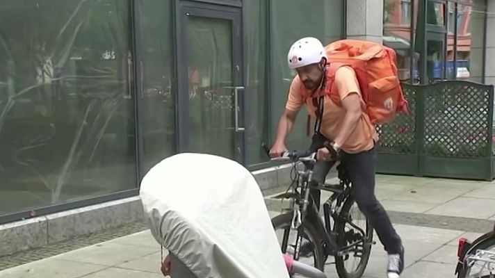 Telediario Fin de Semana - Sayed Saadat, de ministro de Comunicaciones en Afganistán a 'rider' en Alemania