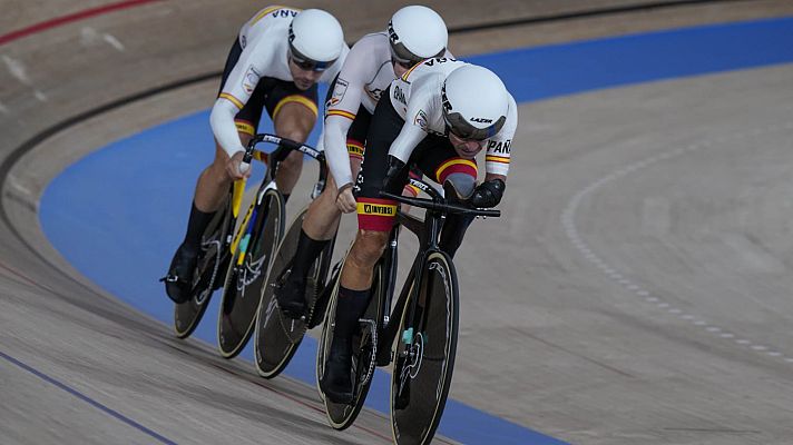Ciclismo en pista Paralímpicos Paris 2024 - Ciclismo en pista. Velocidad por equipos C1-C5. Final bronce