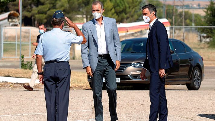 Informativo 24h - El rey y Sánchez visitan Torrejón para dar las gracias al operativo de evacuación de afganos
