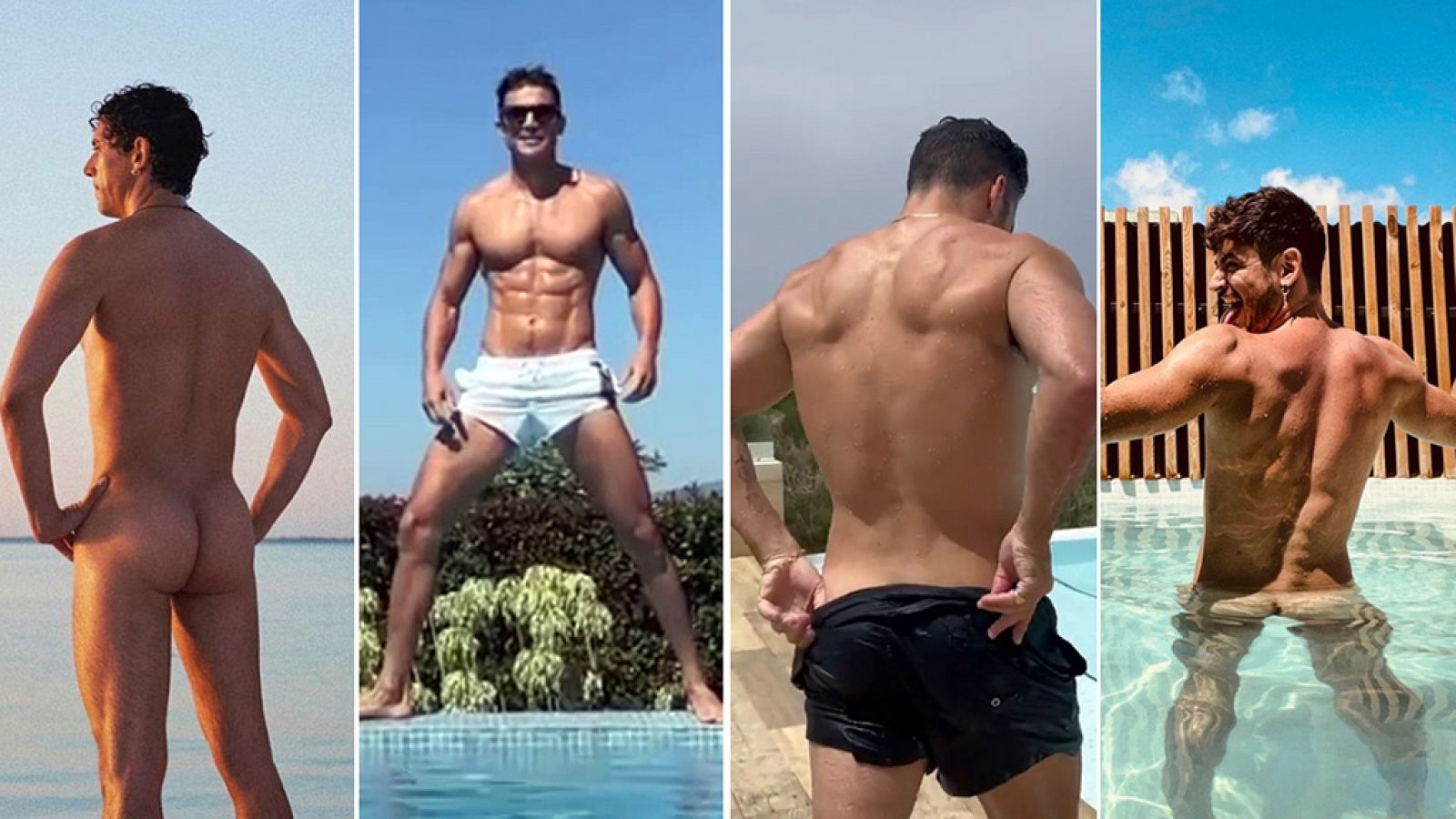 Álex González, Paco león, Cepeda y Miguel Ángel Silvestre posan 'desnudos' este verano