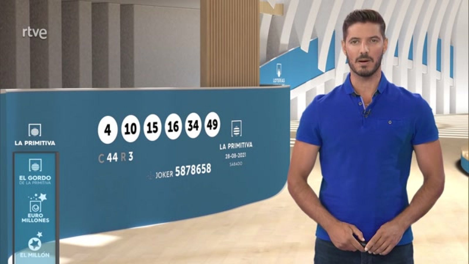 Sorteo de la Bonoloto y Primitiva del 28/08/2021 - ver ahora