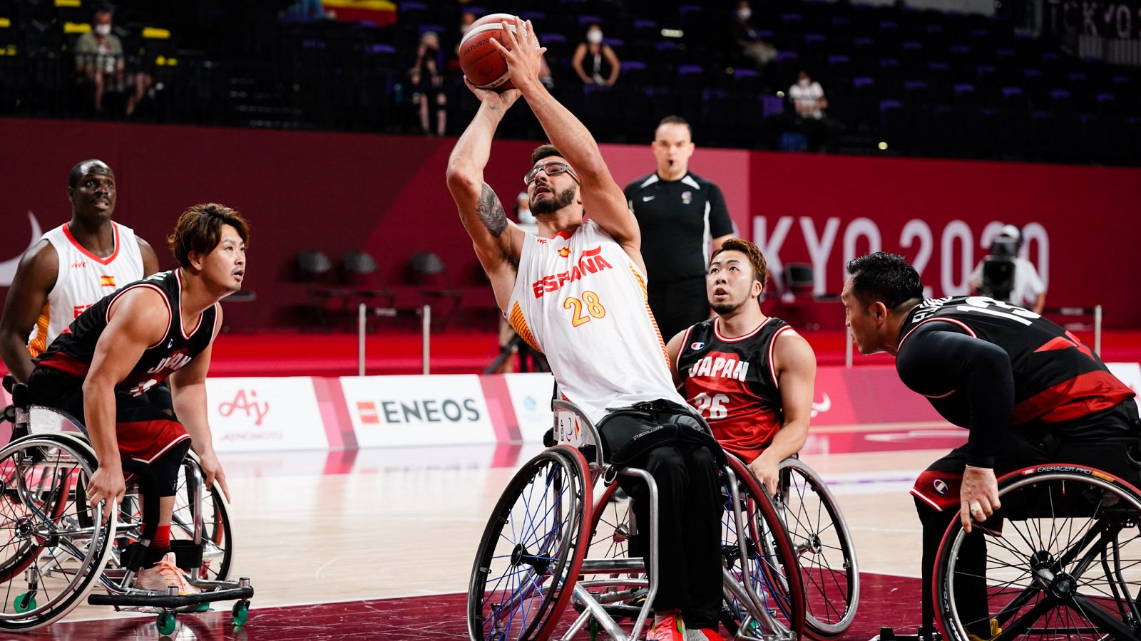 Baloncesto en silla de ruedas masculino: España-Japón - Ver ahora