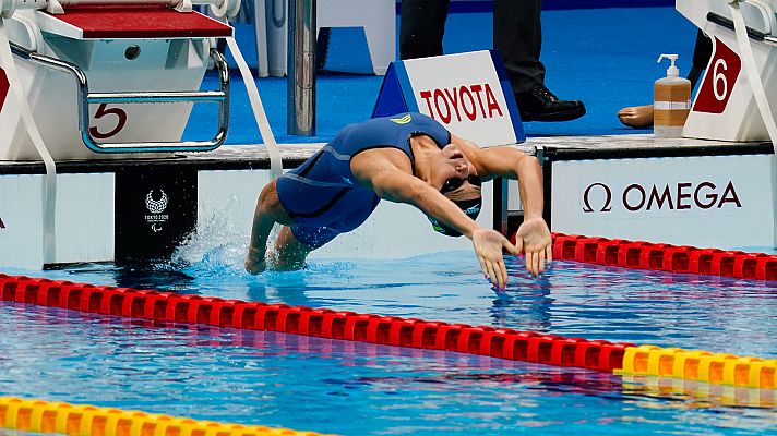 Natación Paralímpicos Paris 2024 - Natación: Final 100 espalda femenino S5 con Nuria Marqués