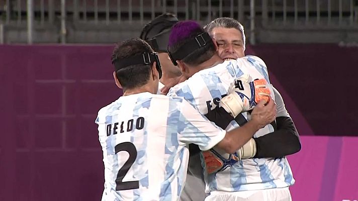 Fútbol-5 Paralímpicos Paris 2024 - Gol de Espinillo (España 0-1 Argentina)