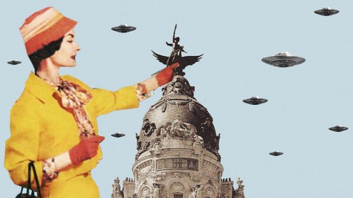 Telediario 1 - Lara Lars, una joven artista que triunfa con sus collages de mujeres glamurosas de los 50 y 60