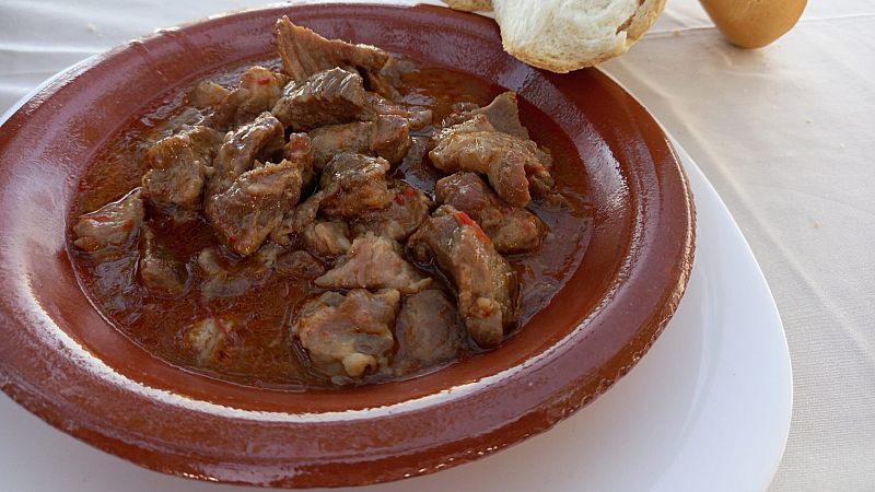 Caldereta de cerdo ibérico al estilo de Montánchez