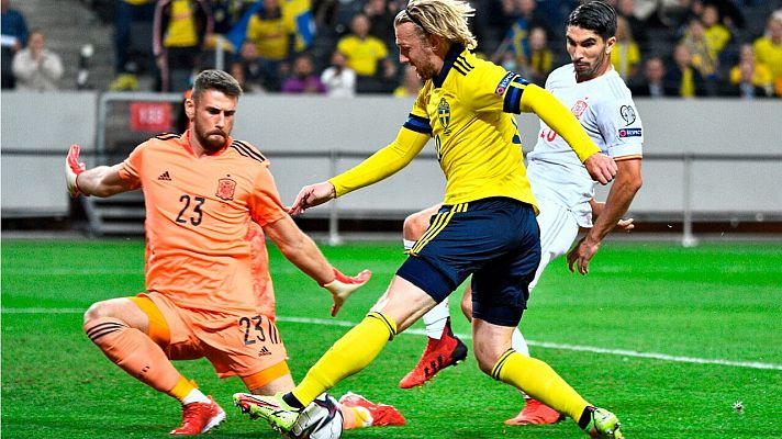 Fútbol - Clasificación Camp. Mundo 2022: Suecia - España