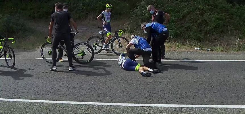 Vuelta ciclista a España - Vuelta 2021 | Grave caída de Louis Meintjes