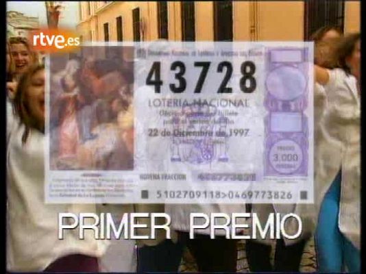 La 2 Noticias - Sorteo lotería de Navidad 1997