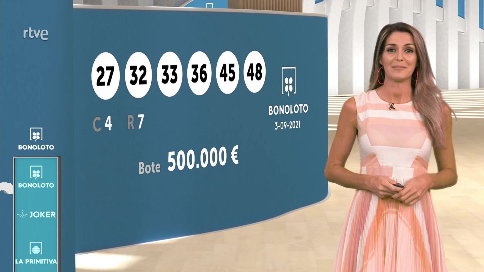 Sorteo de la Bonoloto y Euromillones del 03/09/2021 - ver ahora