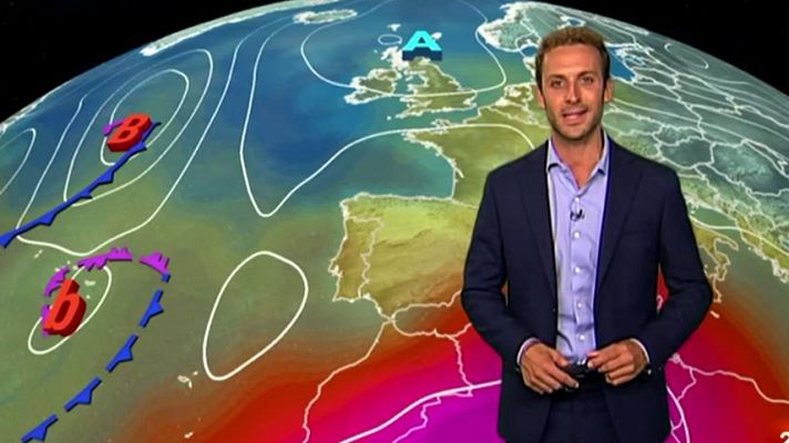 El tiempo - Tiempo estable en la mayor parte del país y chubascos en Cataluña