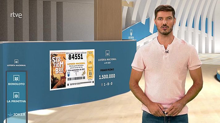 Loterías - Sorteo de la Lotería Nacional del 04/09/2021